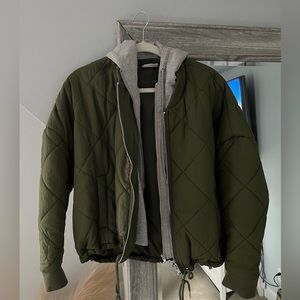 Bobbles & Lace Quilted Casual Jacket